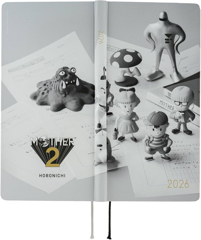 Amazon.co.jp: ほぼ日手帳 2026 weeks MOTHER/MOTHER2のひみつ。 1月